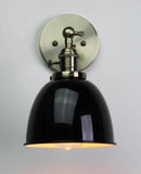 GobekUsa Industrial Black Wall Sconce 6.5'' Modern Stair Light Fixtures