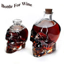 GobekUsa Glass Skull Bottle: Creative Crystal Vodka/Wine 180ML/350ML - Halloween Hip Flasks