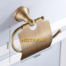 GobekUsa Brass Finish Solid Brass Toilet Paper Holder Bathroom Accessory