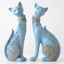 GobekUsa Cat Statue: Decorative Resin Sculpture, Creative Home Decor, Wedding Gift