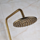 GobekUsa Dual Handle Shower Faucet Set with 8" Rain Shower Head