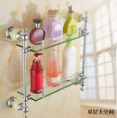 GobekUsa Brass & Jade Bathroom Set: Holder, Bar, Basket, Rack, Ring - Hardware Collection