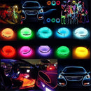 GobekUsa 3V Neon Light EL Wire Rope 1m/3m/5M Glow Strip LED Shoes Clothing Car