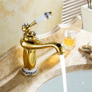 GobekUsa Brass Bathroom Basin Sink Faucet Water Mixer - M-16F