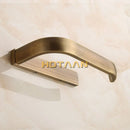 GobekUsa Brass Finish Toilet Paper Holder: Solid Brass Bathroom Accessory