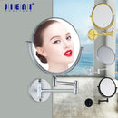 GobekUsa 3X Magnifying Wall Mounted Beauty Makeup Mirror 8" Double Sided Foldable Mirror