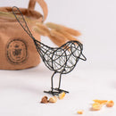 GobekUsa Iron Bird Figurines: Nordic Abstract Statue for Home Decor, Living Room, Desk