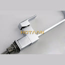 GobekUsa Brass Square Swivel Kitchen Faucet Mixer for Sink