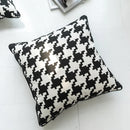 GobekUsa Hounds Tooth Cushion Cover, Durable Canvas Pillowcase for Sofa Bed, 45x45cm/35x55cm