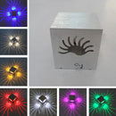 GobekUsa LED Square Aluminum Wall Lamp 3W for Home and KTV/Bar Interior Lighting