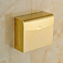 GobekUsa Bathroom Paper Phone Holder Shelf Towel Rack Toilet Tissue Box Silver Gold