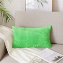 GobekUsa Corduroy Flocking Velvet Pillow Cover 40x60cm