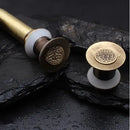 GobekUsa Brass Bathroom Sink Push-down Pop Up Drain - High Quality Lavatory Faucet Accessories