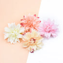 GobekUsa 10pcs Silk Gerbera Decorative Flowers for Home Wedding DIY - Fake Stamen Brooch