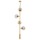 GobekUsa Glass Ball LED Chandelier: Nordic Industrial Edison Lighting Fixture