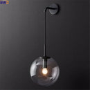 GobekUsa Glass Ball LED Wall Lamp - Nordic Modern Bathroom Sconce