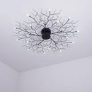 GobekUsa LED Branch Iron Ceiling Lamp for Bedroom & Living Room Decor