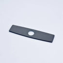 GobekUsa 10" Bathroom Kitchen Sink Faucet Hole Cover Deck Plate Escutcheon Black/Brush Nickel/Chrome
