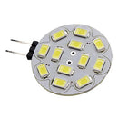 GobekUsa G4 LED 3W Bulb 12*SMD5730 Warm White/White 270LM 12V - Pack of 10