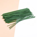 GobekUsa Iron Wire Roses Leaf Artificial Flower Pole Decoration for Wedding Home Craft