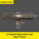 GobekUsa Euro Antique Brass Art Carved Floor Drain Cover DL8547