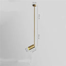 GobekUsa LED Golden Ceiling Spotlight for Living & Dining Room - Modern Luminaria Lamp