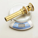 GobekUsa Gold Finish Solid Brass Bathroom Sink Pop Up Drain