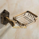 GobekUsa Antique Brass Wall Mount Soap Basket for Bathroom Essentials