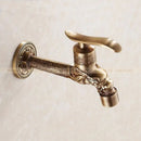 GobekUsa Dragon Carved Antique Bronze Mop Faucet for Bathroom and Garden