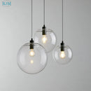 GobekUsa Bubble Glass Ball Pendant Light for Modern Living Room Kitchen Bedroom