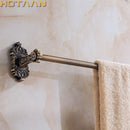 GobekUsa Antique Brass Towel Bar - Wall Mounted Bathroom Accessories