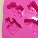GobekUsa Creative Airplane Car Motorcycle Cake Mould for Kids Birthday Cake Decor