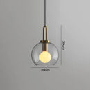 GobekUsa Glass Ball Pendant Light: Luxury Restaurant & Bar Nordic Bedroom Lamp