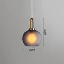 GobekUsa Glass Ball Pendant Light: Luxury Restaurant & Bar Nordic Bedroom Lamp