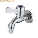 GobekUsa Brass Washer Tap Bibcock Faucet - Single Handle Cold Water Washing Machine Bibcock