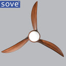 GobekUsa 52" LED Village Ceiling Fan with Lights & Remote Control