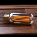 GobekUsa 6W 220V LED Tubular Filament Bulb Gold Tint Dimmable E26 E27 2200K