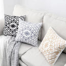 GobekUsa Aztec Embroidery Canvas Cushion Cover 45x45cm