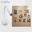 GobekUsa Dimmable LED Wall Sconce Lamp for Bedroom, Living Room, Kids Room - 3W Adjustable Gooseneck Reading Light