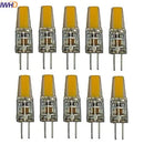 GobekUsa 2W COB G4 LED Bulb 10-Pack Warm White/White Chandeliers Replacement