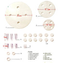 GobekUsa 3 Layer Cake Frame Kit - Cake Decoration & Baking Structure Tool