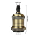 GobekUsa Industrial E27 Screw Base Lamp Holder Ceiling Light Fixture