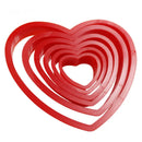 GobekUsa Heart Shaped Cake Cutter Set for Baking & Decorating