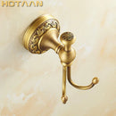 GobekUsa Brass Robe Hook, Antique Finish, Bathroom Clothes Hook