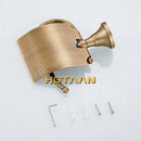 GobekUsa Brass Finish Solid Brass Toilet Paper Holder Bathroom Accessory