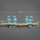 GobekUsa Bird Resin Hanger: Living Room Coat Towel Hat Holder and Kitchen Hook