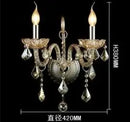 GobekUsa Crystal Cognac Wall Lamp for Luxury Living Room and Bedroom