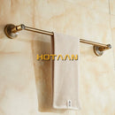 GobekUsa Antique Brass Single Towel Bar, Wall Mounted Bathroom Holder