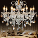 GobekUsa Crystal Chandelier: Luxury Modern Light Fixture for Living Room - Lustres de Cristal