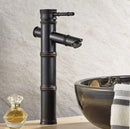 GobekUsa Brass Basin Mixer Tap: Waterfall Faucet in Antique Bronze Black Finish